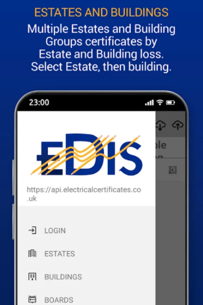 mobile app for electrical certificates